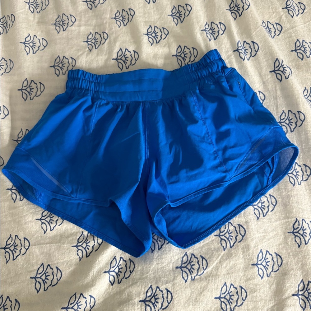 lululemon poolside blue shorts